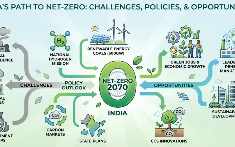 Net-Zero: Challenges, Policy Outlook, and Opportunities in India - Carbon Culture Solar Solutions